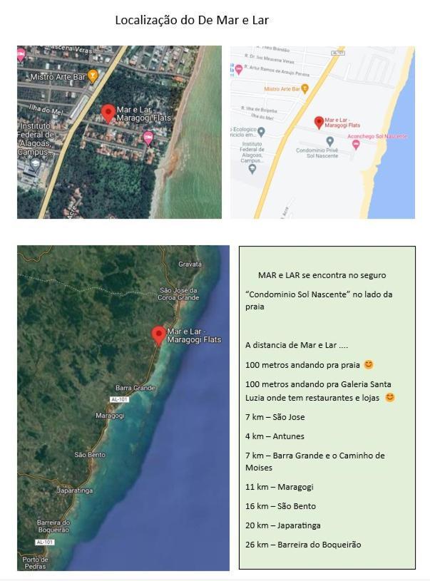 Apartamento Mar E Lar Maragogi Exterior foto